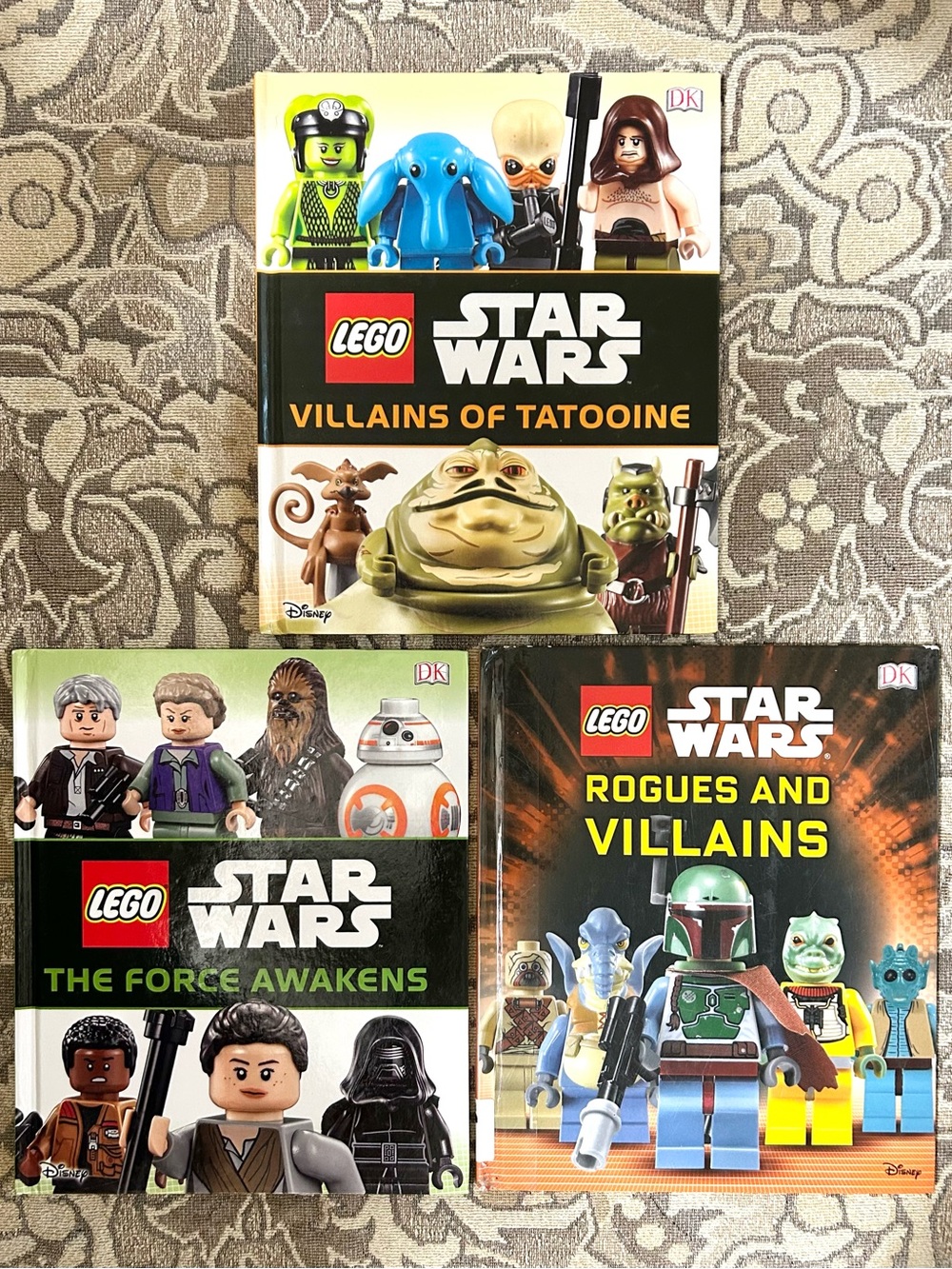 4/$20 LEGO Star Wars Books Set of 3 - Villains & The Force Awakens